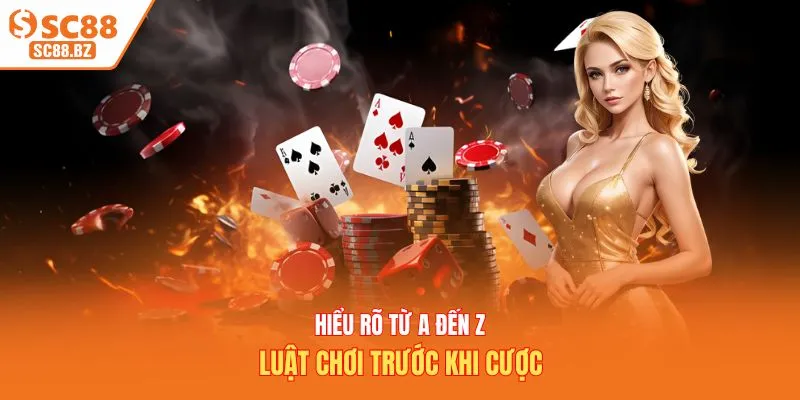 Hiểu rõ từ A đến Z luật chơi trước khi cược