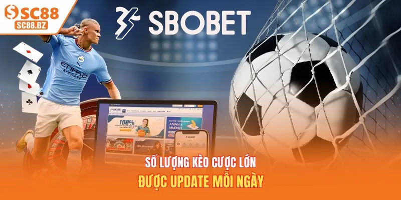 Số lượng kèo cược lớn được update mỗi ngày